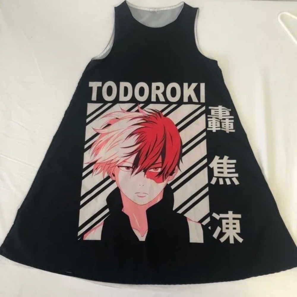 Shoto Todoroki My Hero Academia Dress Anime Cosplay Gyaru fashion XXS